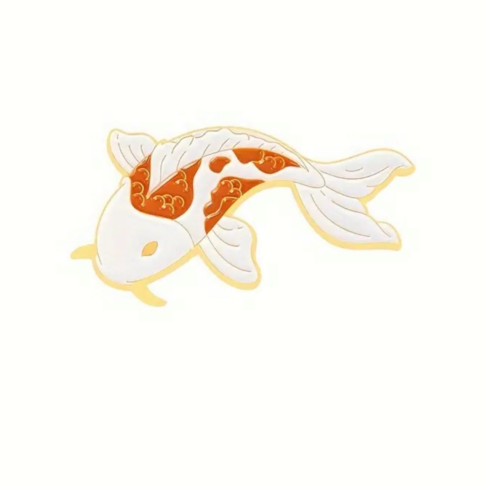 3/$15 Koi Fish Enamel Pin Brooch - Picture 3 of 5